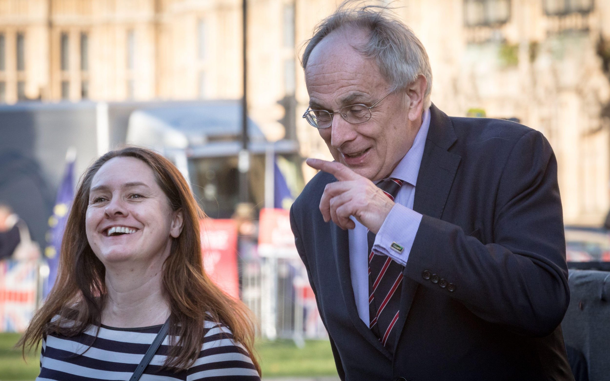 Helen Harrison and Peter Bone