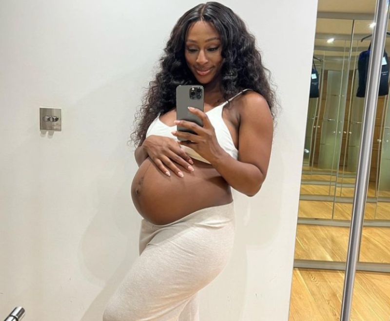 is alexandra burke pregnant again