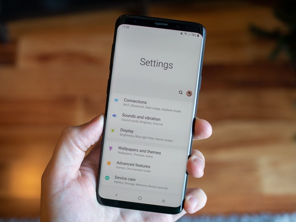 settings app samsung